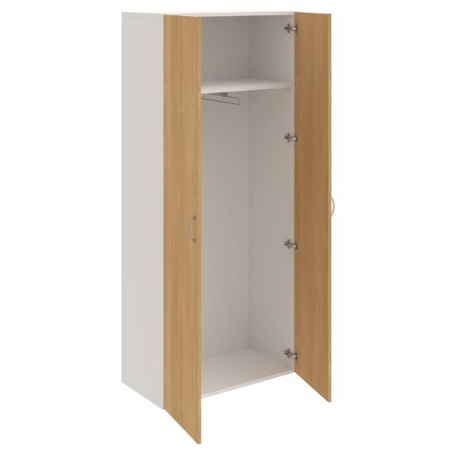 Šatní skříň s dveřmi DRIVE D58001 - výška 185 cm - šířka 80 cm 